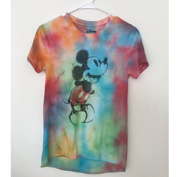 Customs Disney tie dye!! 💀 - Picture 2 of 3